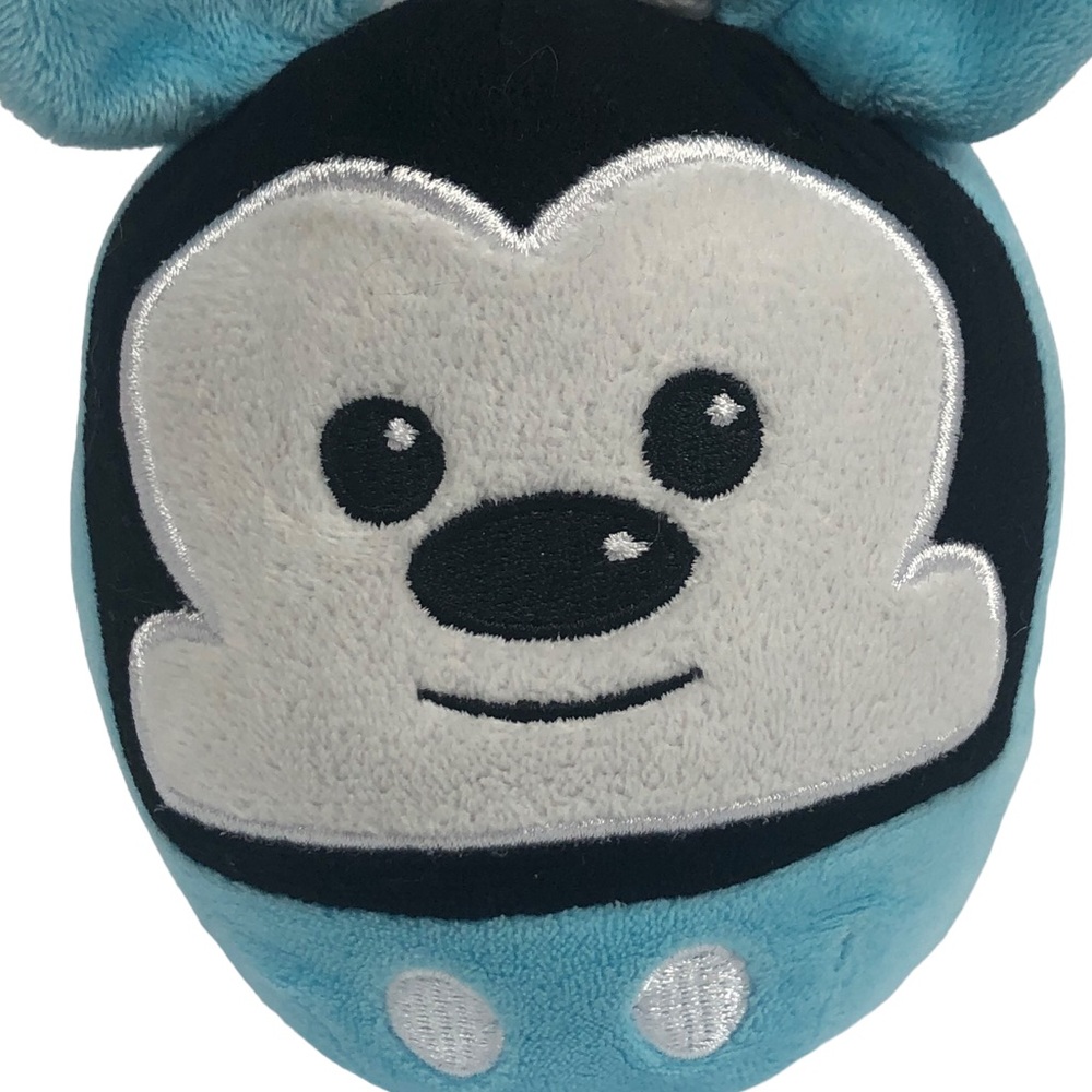 Disney Mickey Mouse Plush Hallmark Fluffballs Bunny Ears Blue Easter Egg - Picture 2 of 8